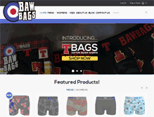 Tablet Screenshot of bawbags.com